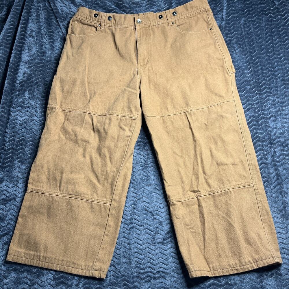 No Boundaries Carpenter Jeans Men's 40 Orangeish-Brown Hammer Loop Workwear